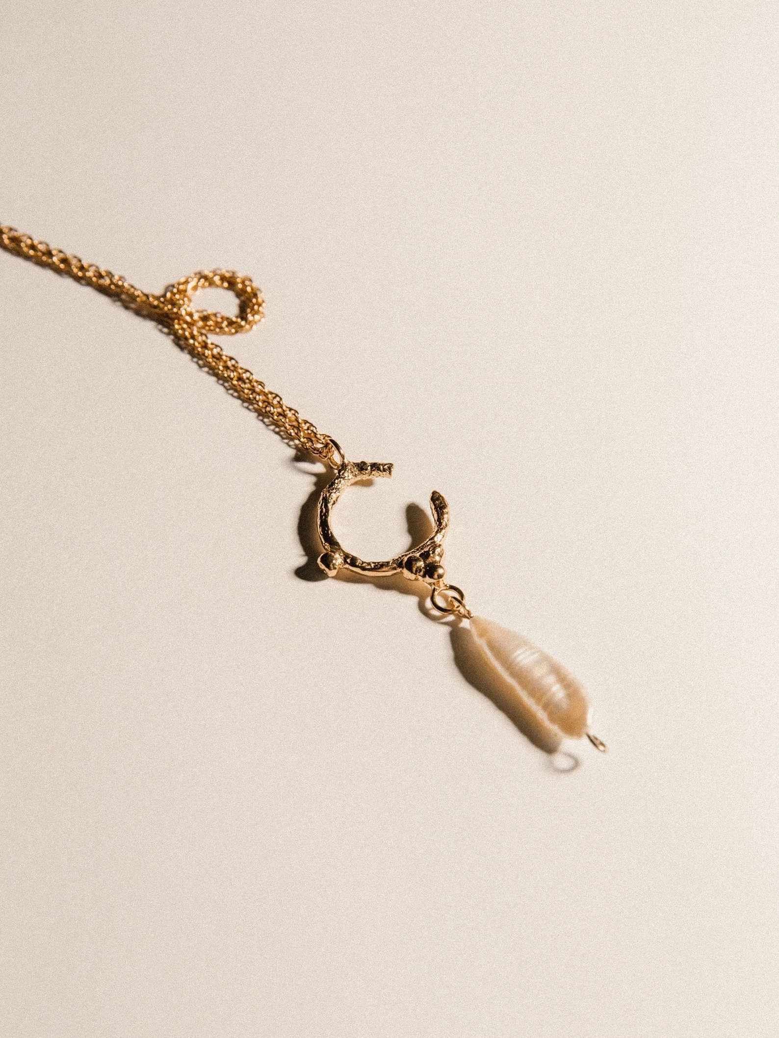 Springtime Allegory Necklace 24K Gold Plated Necklace Pearl | Etsy | Etsy (US)