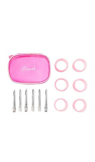 Mermade Hair Velcro Roller Kit in Pink. | Revolve Clothing (Global)