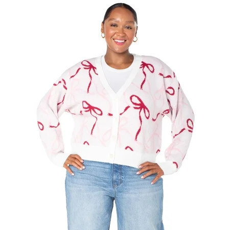 Celebrity Pink Cardigan Sweater, Women's and Women's Plus Celebrity Pink Women's and Women's Plus Cardigan Sweater, Sizes XS-4X | Walmart (US)