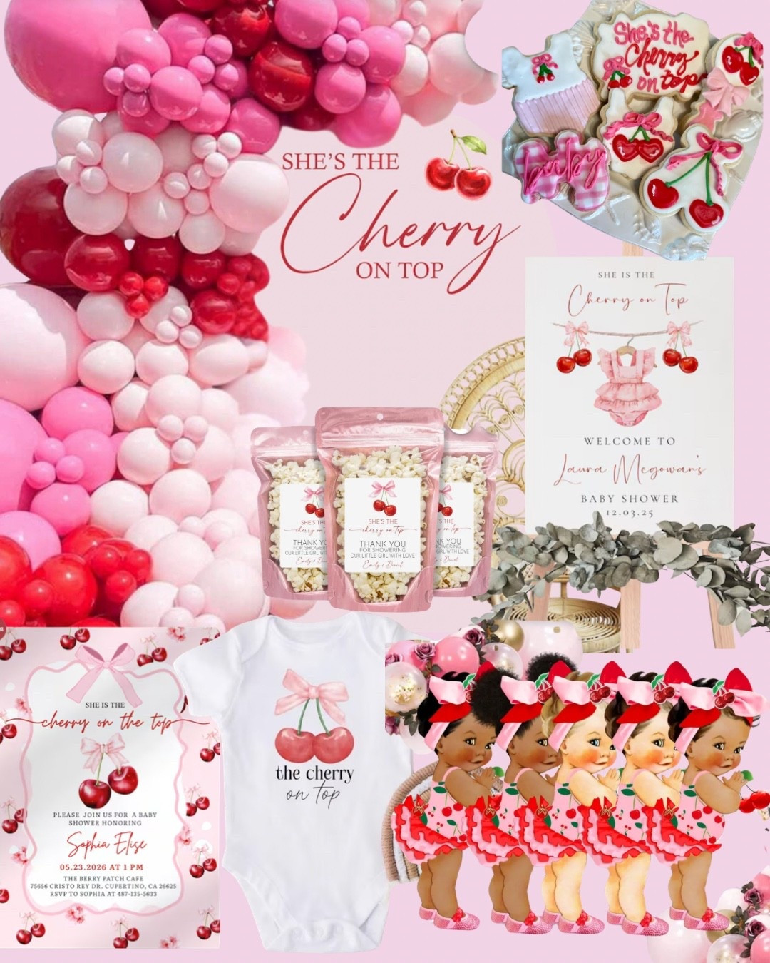 She’s the cherry on top baby shower theme baby show decor baby shower favors baby shower invitations cherry on top invite set, coquette pink bow berries, baby girl shower soft girl cherry on top bundle 

#LTKBaby #LTKBump #LTKKids

#LTKKids #LTKBump #LTKBaby