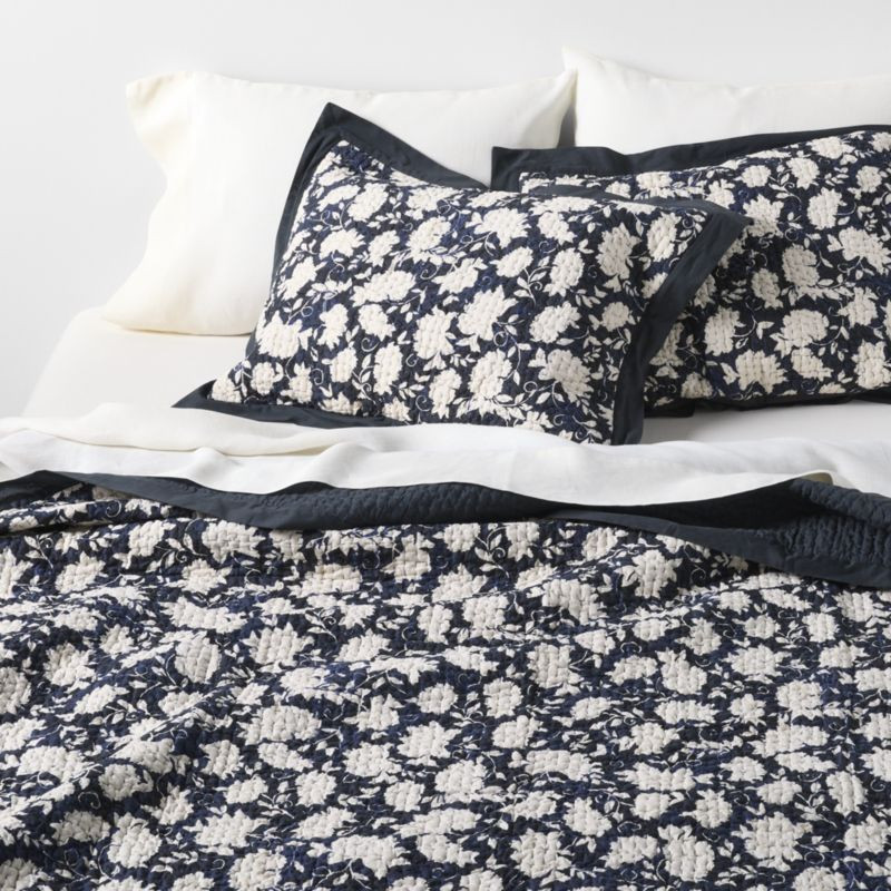Neutral Quilt, King Size Comforter | Crate & Barrel