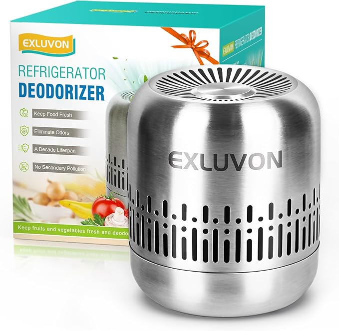 Exluvon Refrigerator Deodorizer,Lasts for 10 Years Fridge Deodorizer Kitchen Gadgets Charcoal Air... | Amazon (US)
