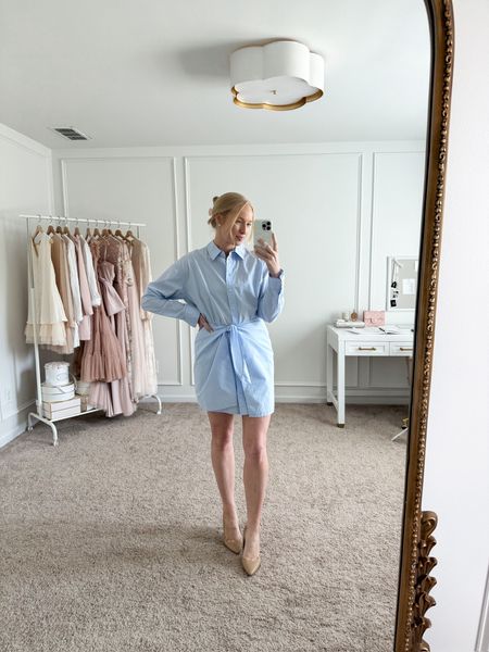 Cutest workwear look from Target! Wearing size small in this long sleeve mini shirt dress! Workwear // work outfits // work dresses // summer dresses // Target dresses // Target finds 

#LTKSeasonal #LTKStyleTip #LTKWorkwear