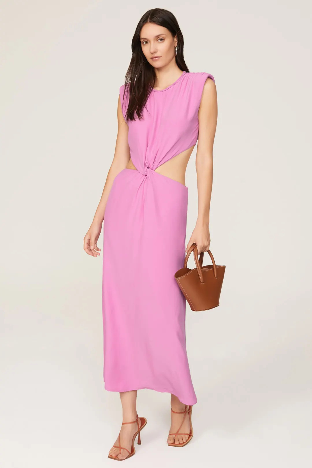 Draped Midi Dress | Rent the Runway