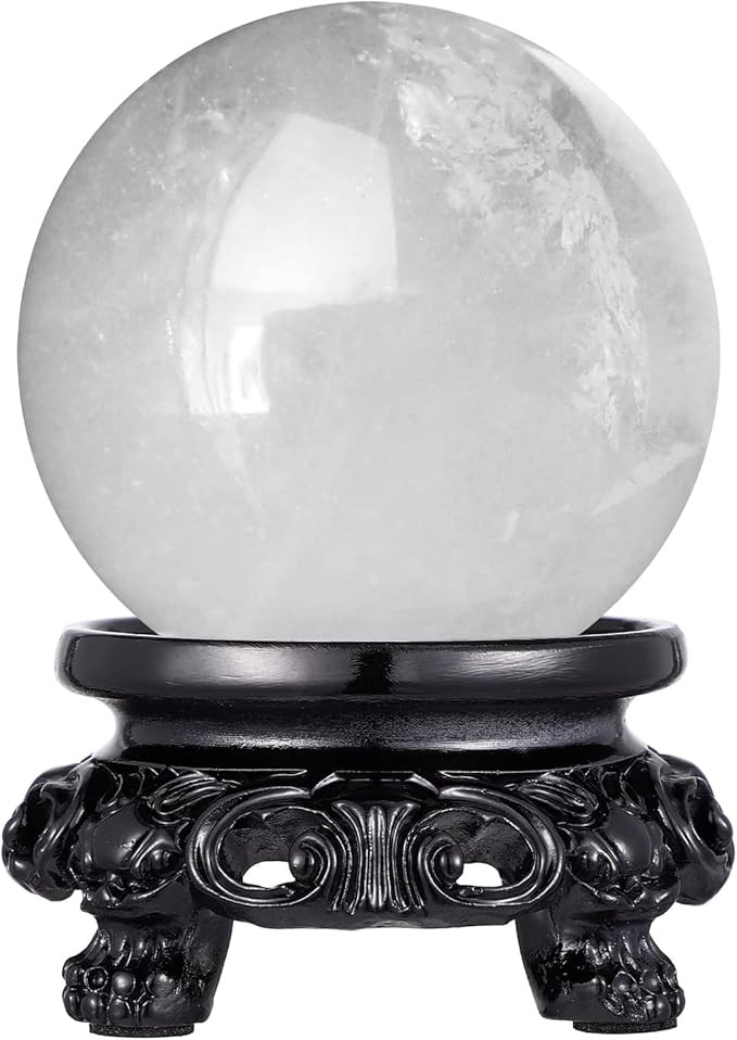 PATKAW Wooden Stand for Crystal Sphere, 1 Pc, 5X5X3Cm, Sphere Stand, Crystal Ball Stand, Gazing B... | Amazon (US)