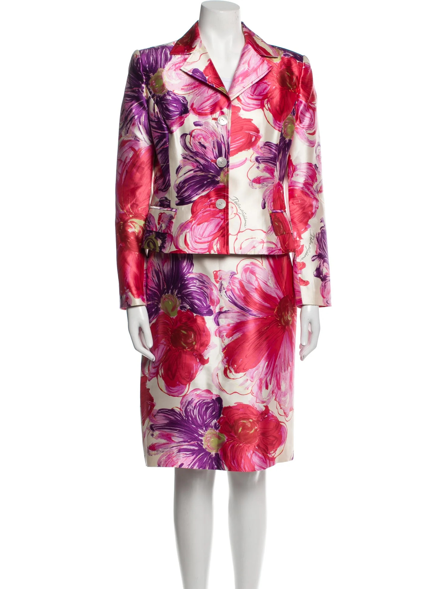 Vintage Silk Skirt Suit | The RealReal