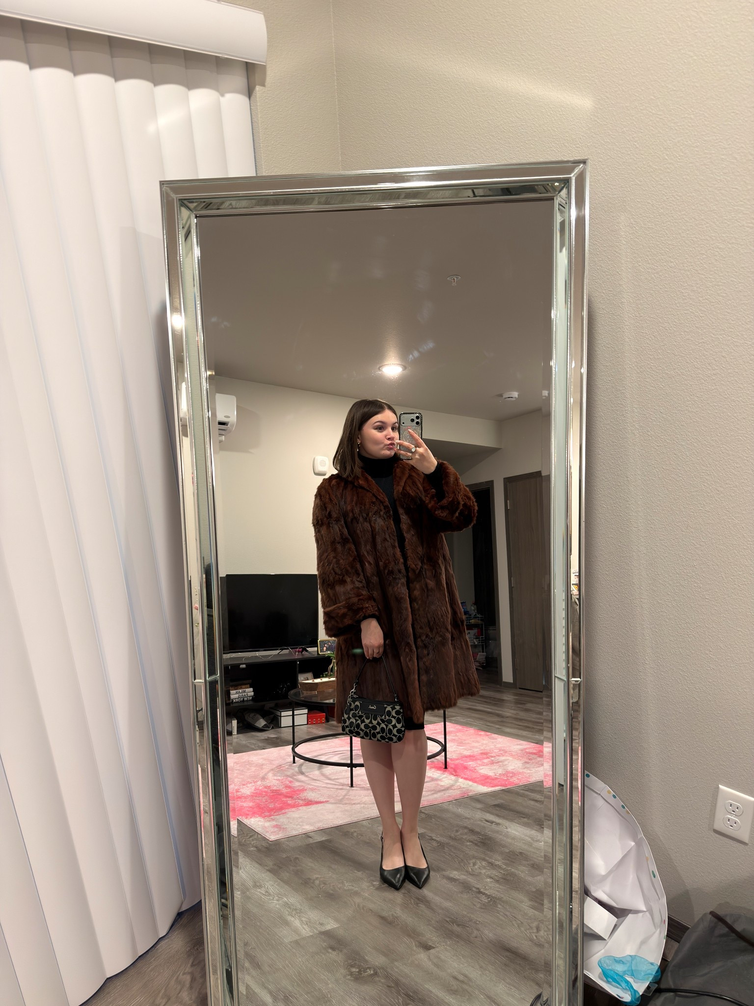 Mob wife vibes for Ash Wednesday mass! Love a good statement fur coat and my go to heels 🤗

I’m wearing a M dress and size 9 heels

#LTKSeasonal #LTKMidsize #LTKootd