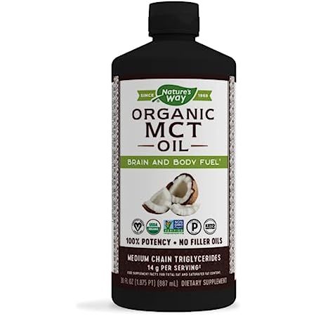 Nature's Way MCT Oil, Brain and Body Fuel from Coconuts; Keto and Paleo Friendly, Organic, Gluten Fr | Amazon (US)