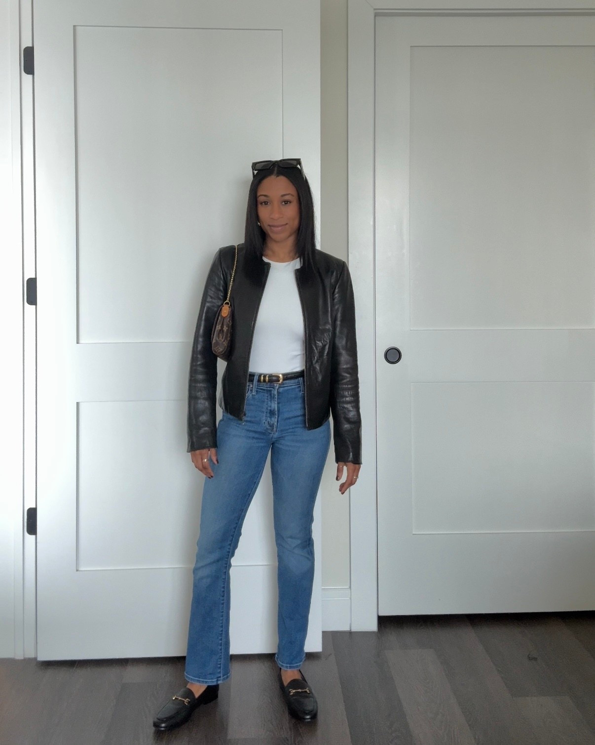 A leather jacket and loafers are spring and fall staples✨.

You can dress them up or down & they’re both so easy to style. 

Leather jacket + loafers + jeans + a tee/bodysuit is the perfect spring outfit🌸

#LTKPetite #LTKWorkwear #LTKootd