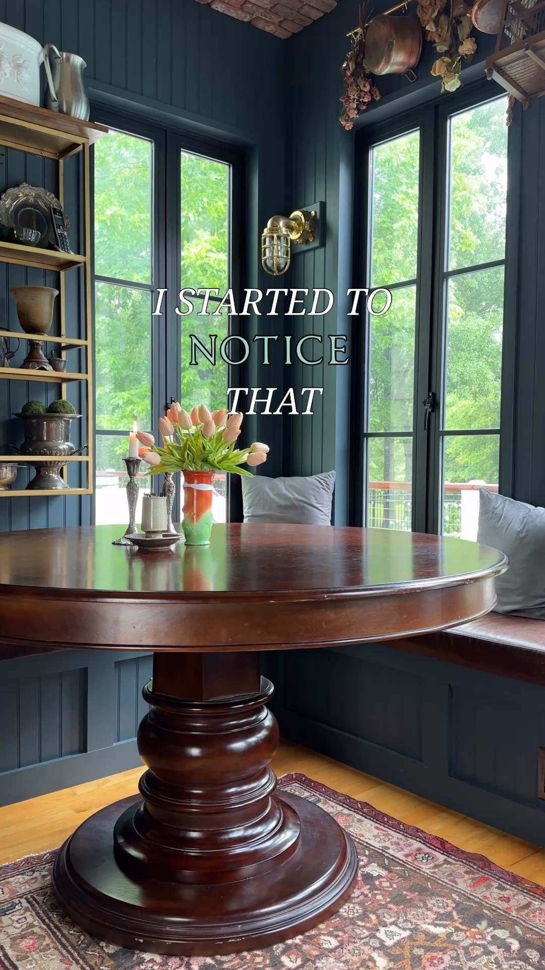 Slow down.
.
Stop buying fillers.
.
Let your house fill slowly.
.
Ignore trends and buy what you love.
.
My recommendation?  Antique & vintage rugs made of cotton & wool.  Here are some of my current favorites ⬇️

#LTKStyleTip #LTKVideo #LTKHome