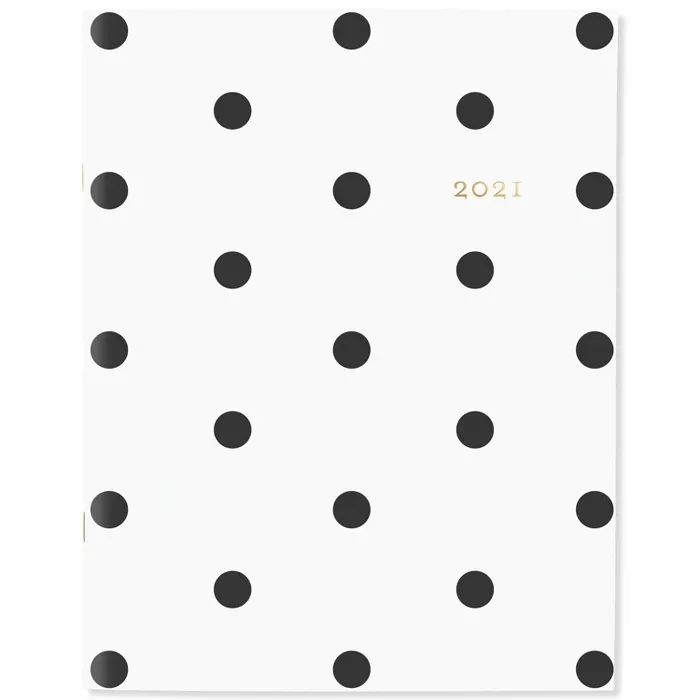 2021 Planner 8.5" x 11" Stitched White with Black Dot - Sugar Paper™ | Target