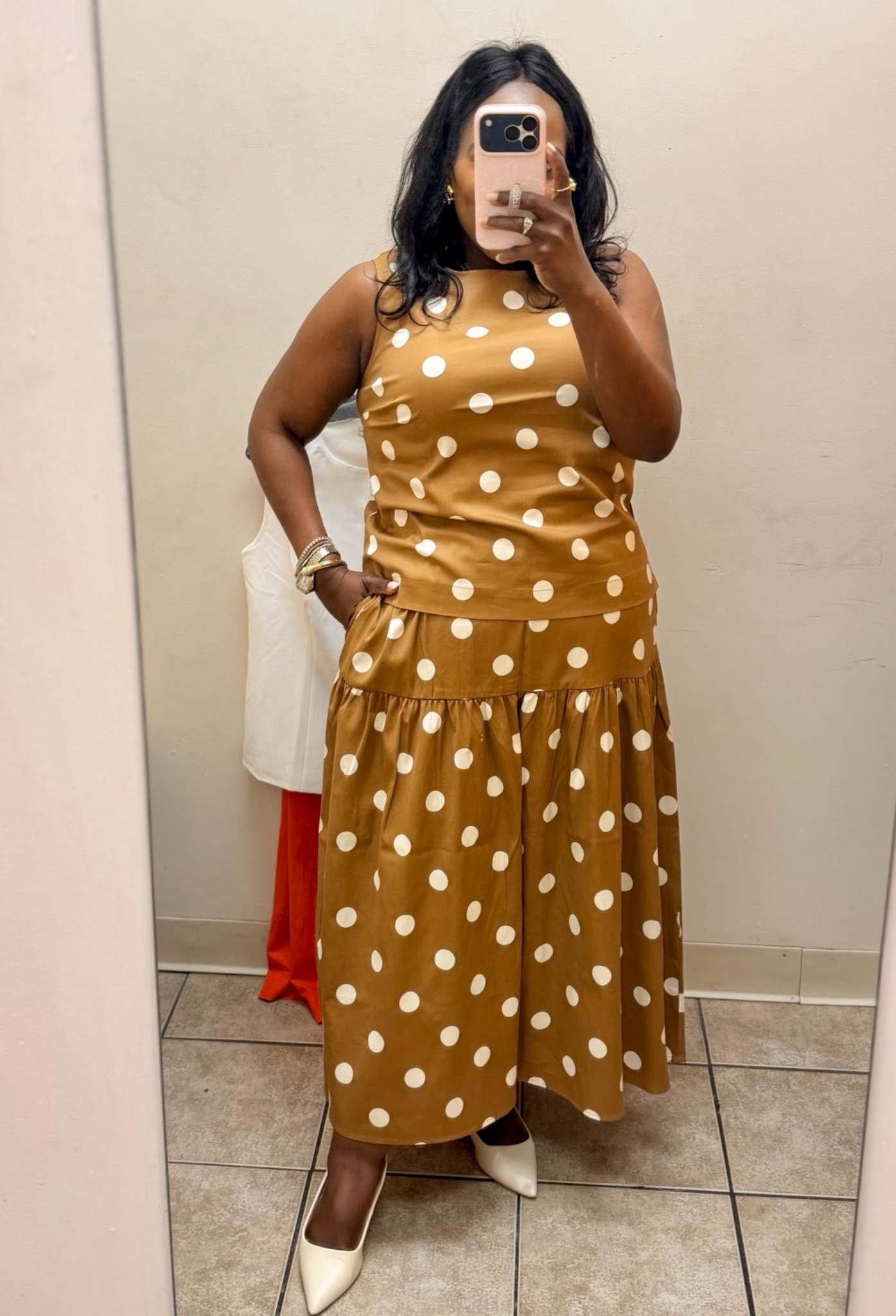 Adorable polka dot set from Cato’s! Wearing a M in the tank and L in the skirt.

#LTKdayinmylife #LTKgrwm #LTKootd