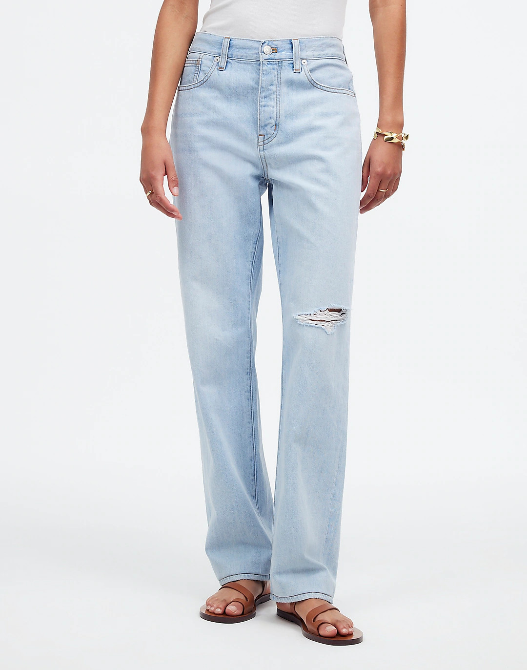 Low-Slung Straight Jeans | Madewell