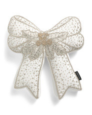 14x16 Beaded Bow Shaped Pillow | Marshalls