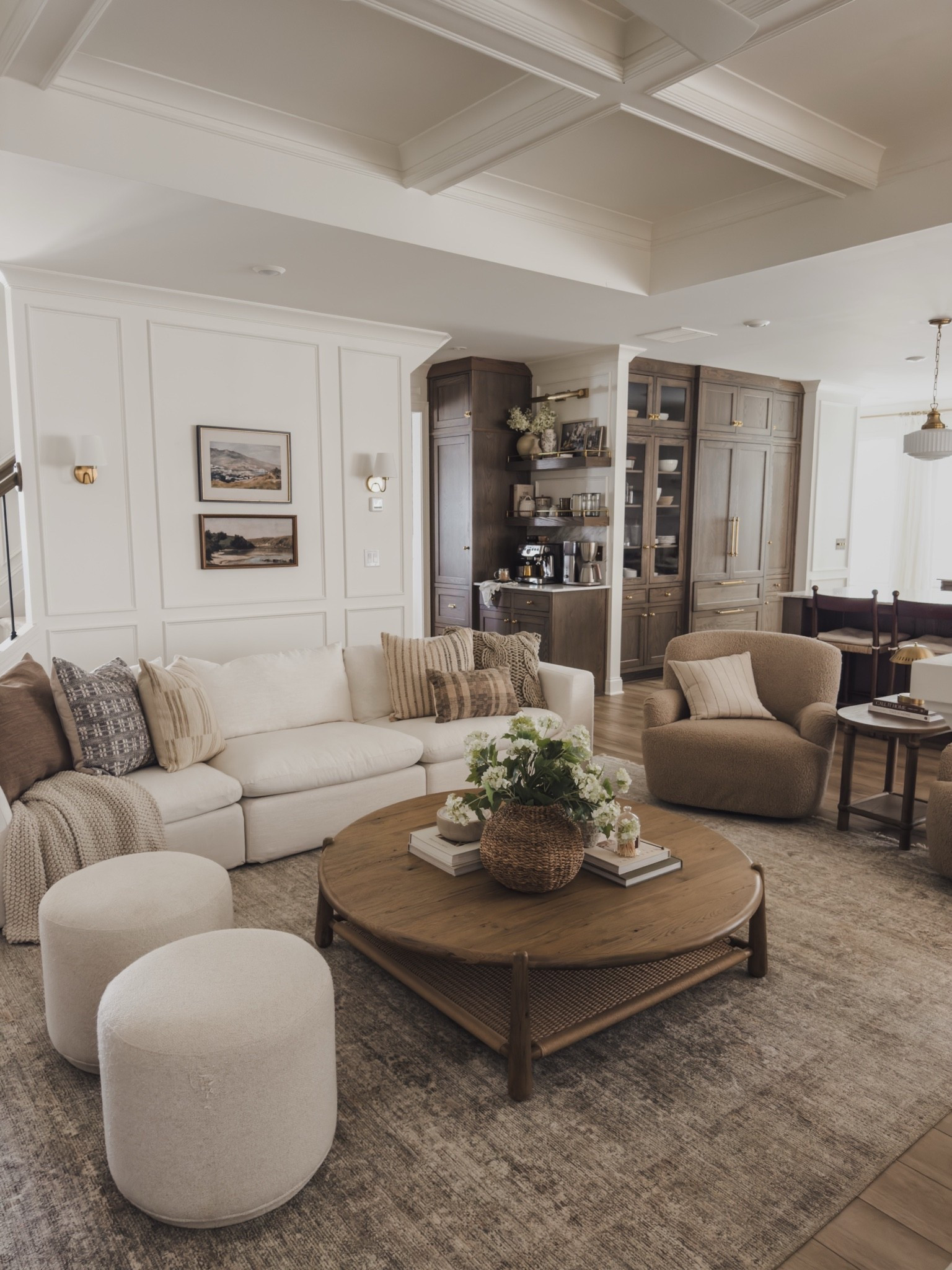 Although my living room is changing a bit — sharing one more of my favorite living room views with a collected and layered look. Timeless furniture details with seasonal details create a cozy and styled space.

Home finds, neutral home inspo, collected style, furniture favorites, neutral wood tones, sofa details, accent chair, oversized coffee table, accent table, ottoman details, gallery wall, open concept views, living room refresh, Wayfair, Castlery, Four Hands, Loloi, Amber Lewis, Pottery Barn style, Target style, found it on Amazon, shop the look!

#LTKSeasonal #LTKHome