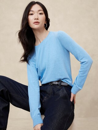 Forever Crew-Neck Sweater | Banana Republic Factory