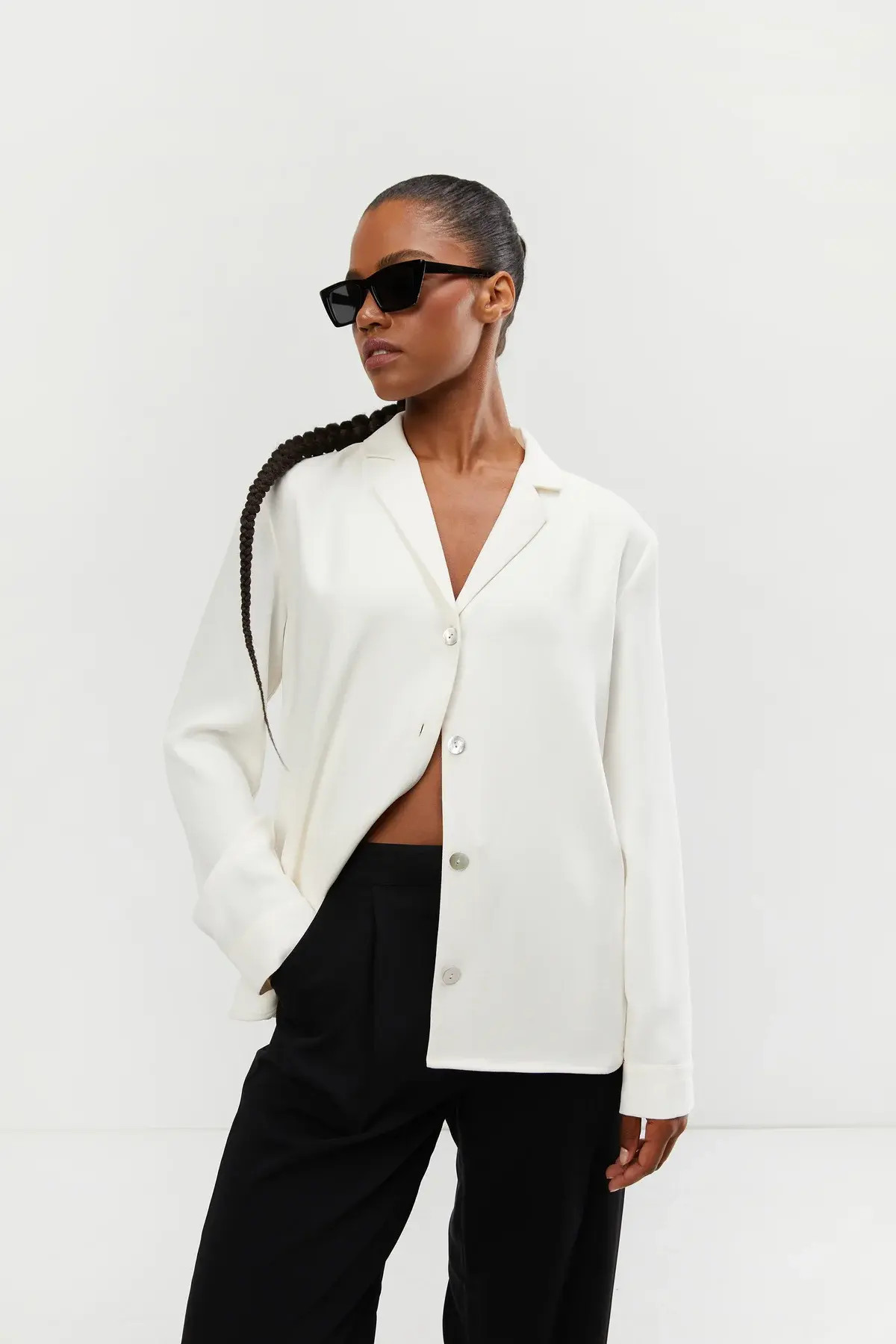 BUTTON UP BLOUSE        4.7 star rating   15 Reviews          $43.2   Additional 20% Off - Prices... | OAK + FORT