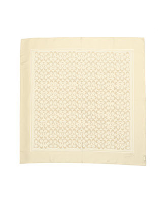 35" Textured Signature C Printed Silk Square | Macy's