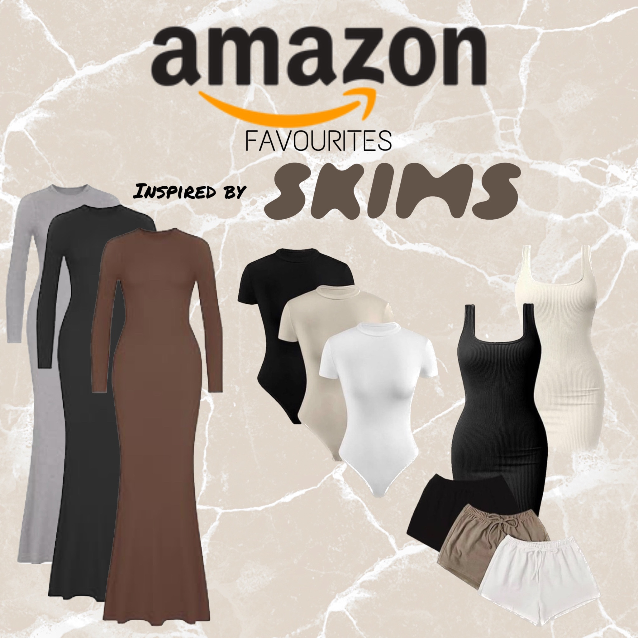 Amazon x inspired by Skims 