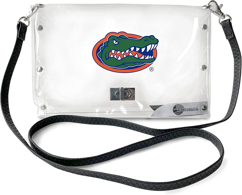 Littlearth Womens NCAA Florida Gators Clear Envelope Purse with Black Fashion Strap, Clear, 10" x... | Amazon (US)