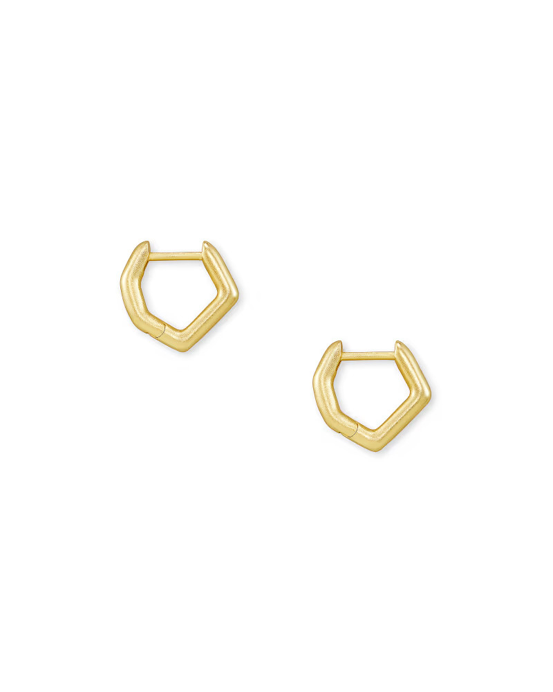 Irregular Huggie Earrings in Gold | Kendra Scott