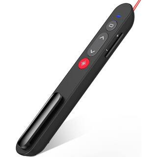 Wireless Laser Pointer Clicker for Presentations w/Hyperlink & Volume Control Remote 82 ft. Range, Easy to Carry Screen | The Home Depot