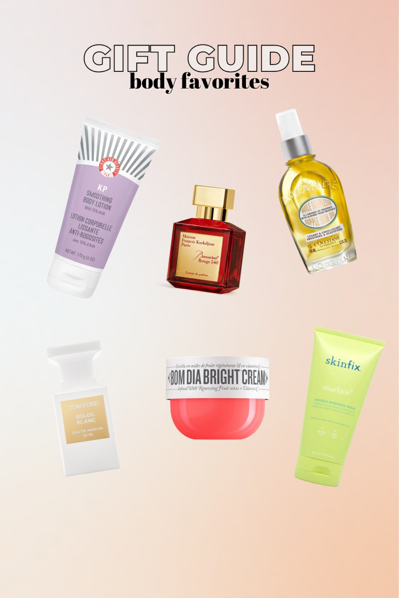 Gift guide for my body favorites! Oils, perfumes, lotions, etc!

#LTKGiftGuide