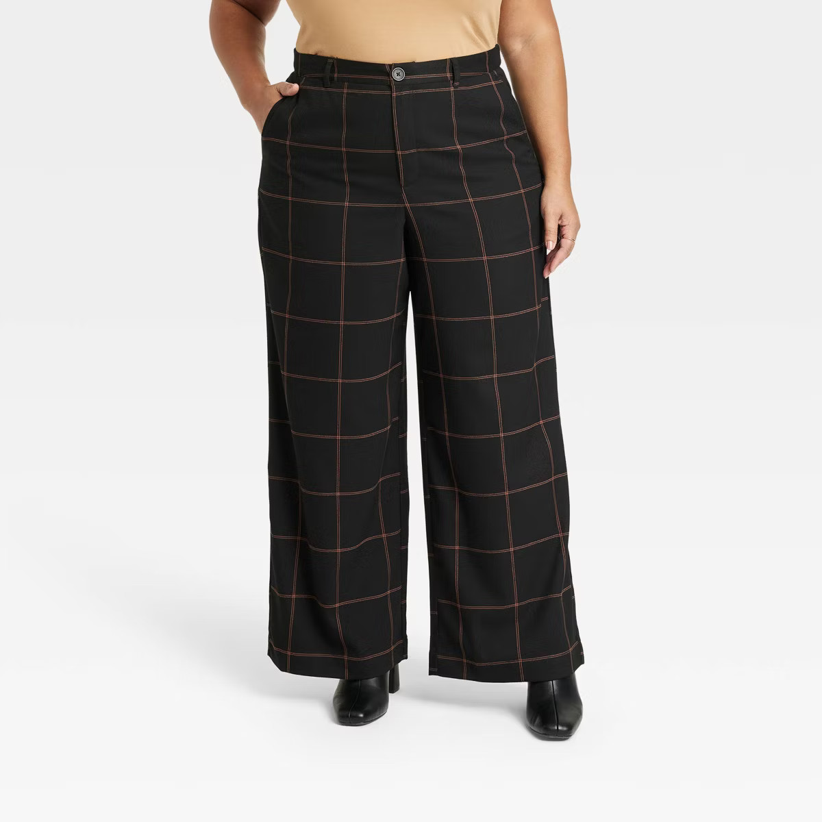 Women's High-Rise Wide Leg Trouser Pants - Ava & Viv™ | Target