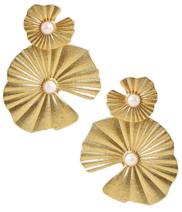Lilly Pad Double Stud Earring | Lisi Lerch Inc