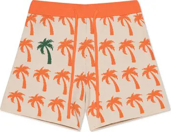 MAVRANS Palms Drawstring Sweater Shorts | Nordstrom | Nordstrom