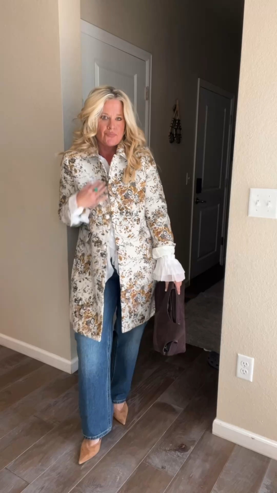 ✨Tap the bell, save and ❤️ start here over 40 fashion, midlife style, midsize fashion and luxury looks for less.  

10 places I'd wear this outfit instead of saving it for a special occasion.

Sunday brunch with girlfriends
A fall winery afternoon 🍷
Date night at a cozy restaurant
Thanksgiving dinner
A fall wedding weekend
Lunch at a chic café
A day of boutique shopping
A weekend getaway
A holiday gathering
Anywhere I want to look expensive without trying too hard.

And for special
Occasion 

Thanksgiving dinner 🍂
A fall wedding rehearsal dinner 🥂
An elegant holiday party ✨

⬇️Sizing information:
Large tts (size up if in between sizes.) for relaxed fit 
12 jeans (size up if in between sizes.) 

👑 Helping you look good, feel good.-Lindsey Denver   Check back daily for belly-friendly style, confidence, and Outfit Physics™.
