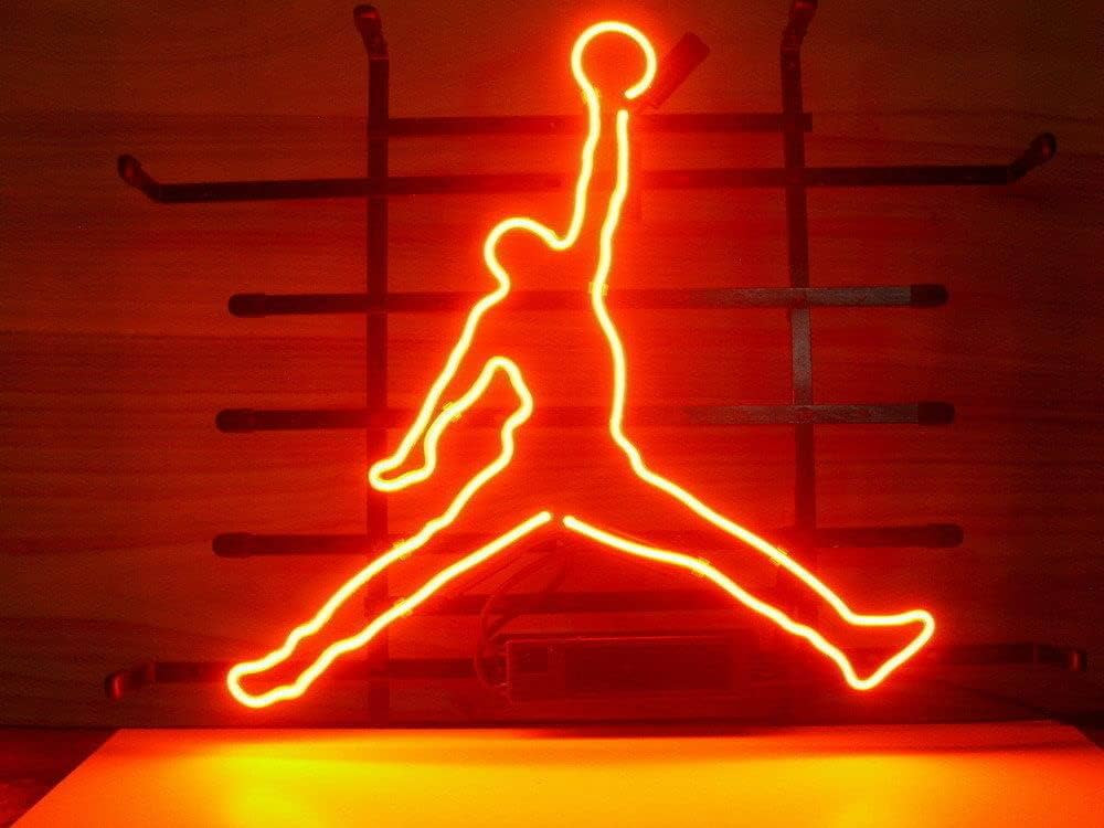 Queen Sense 17"x14" Jordans basketball Sport Neon Sign Light Man Cave Bar Pub Beer Gift Neon Lamp... | Amazon (US)