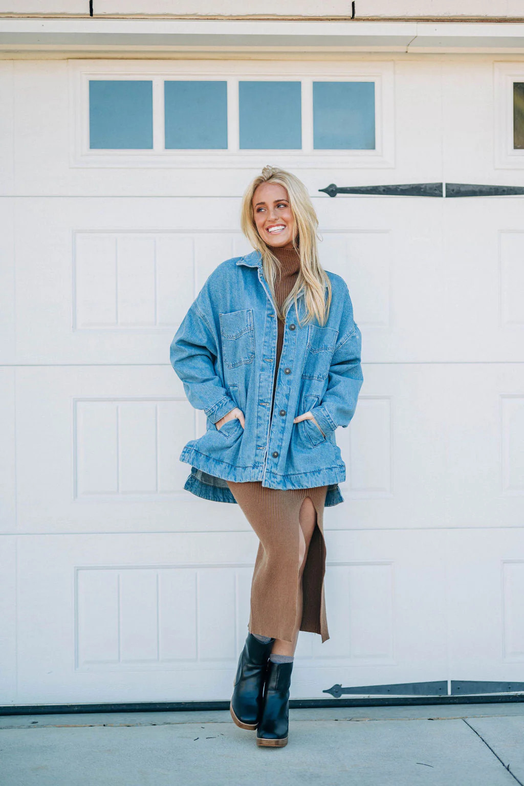 Madison City Denim Jacket - Solar Wash | cocolillys