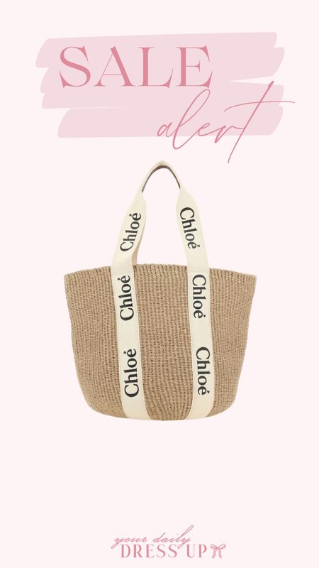 Chloe bag on sale  - designer bag - straw bag 

#LTKSaleAlert #LTKItBag #LTKTravel