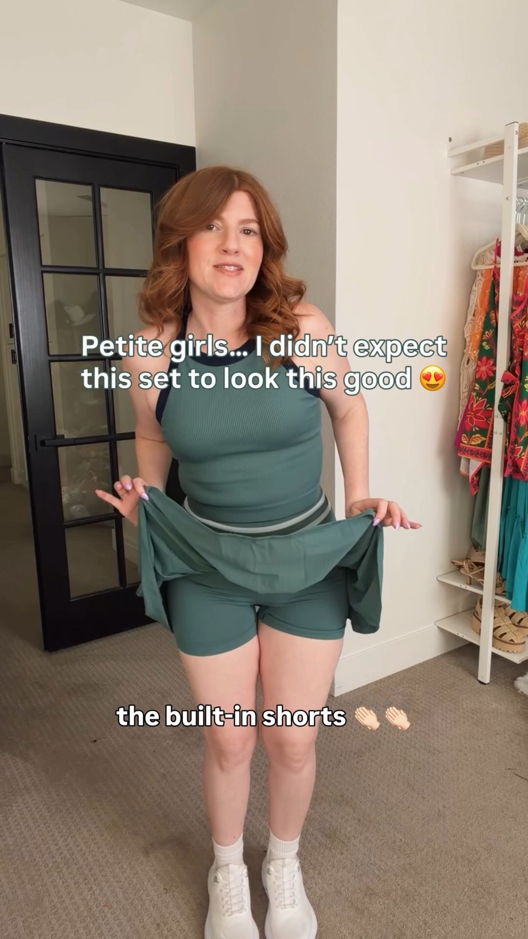 Love this cute skort set from Amazon. Size medium. 

#LTKPetite #LTKootd #LTKmomlife