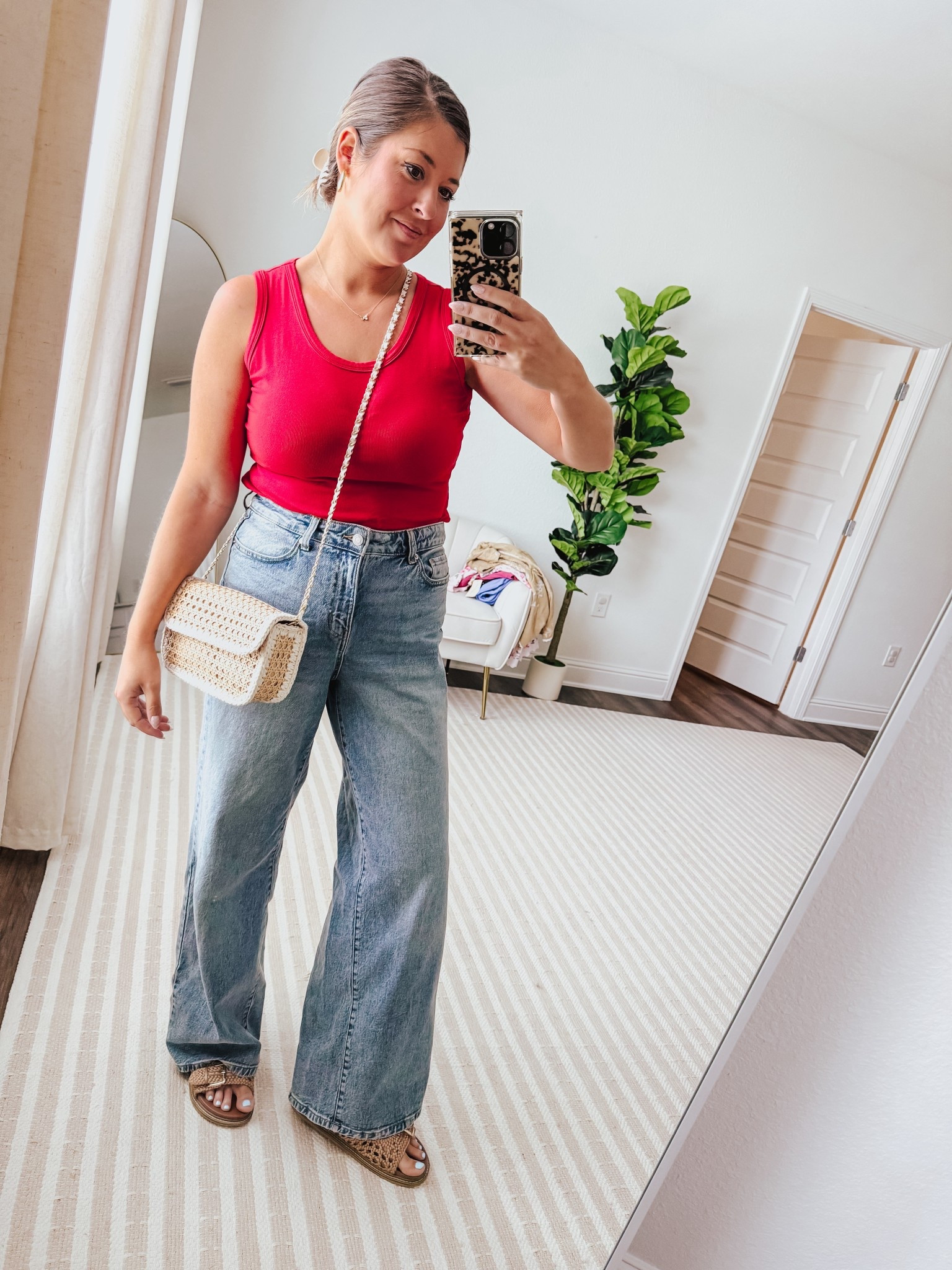 Casual outfit of the day — wearing large in tank and 6 in jeans 

#LTKootd #LTKSaleAlert