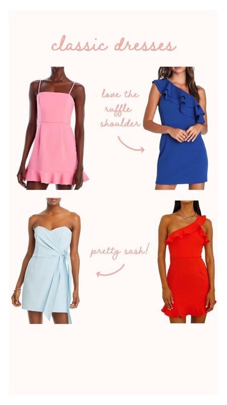 Classic homecoming dresses for teen girls. More on DoSayGive.com 

#LTKstyletip #LTKunder100 #LTKunder50