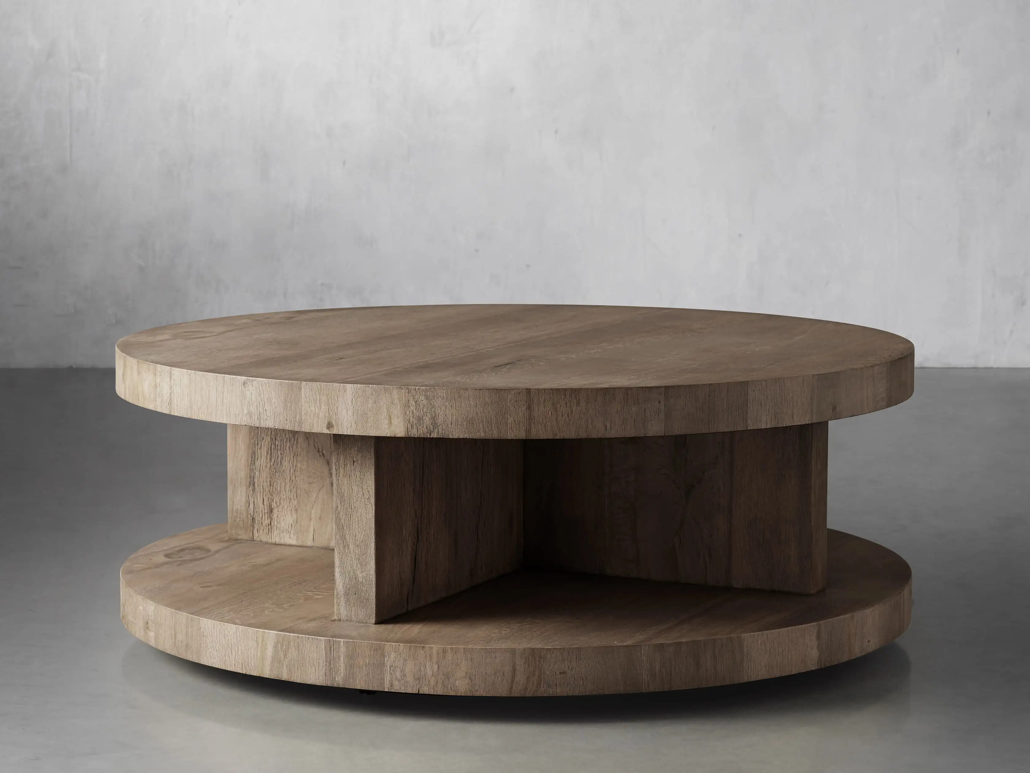 Leandro Round Coffee Table | Arhaus