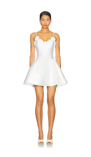 Julia Mini Dress in White | Revolve Clothing (Global)