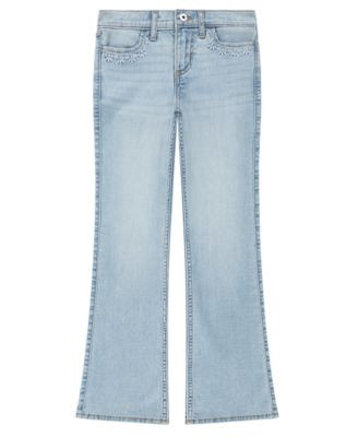 abercrombie kids Girls' 5-16 Eyelet Bootcut Jeans - Light Pasblue | Macy's