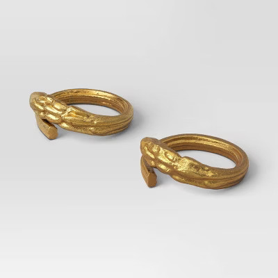 2pk Metal Napkin Rings - Threshold™ | Target