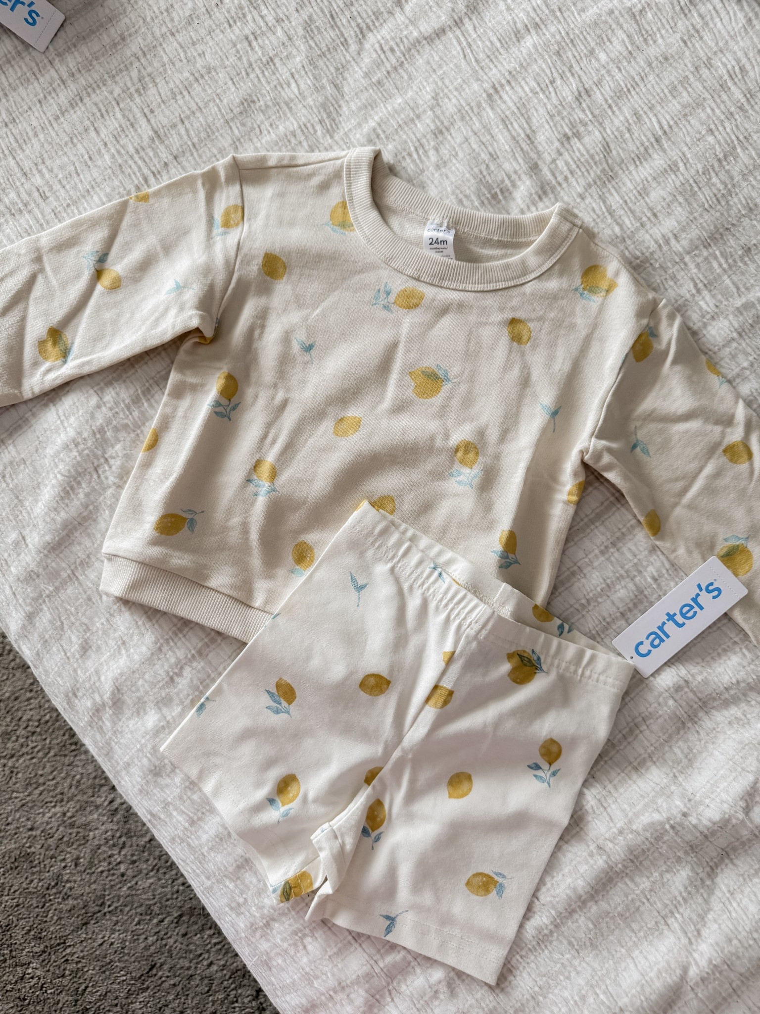 Give me all the baby girl lemon outfits 🍋 Carters is on point this season - sang these before they sell out!!

Sweatshirt is $13 and shorts are $5 also some of the tshirt so grabbed are also $5 right now! 

Carters sale, toddler girl haul, toddler girl spring haul, carters toddler girl finds, baby girl carters haul, baby girl carters sale

#LTKBaby #LTKSaleAlert #LTKKids