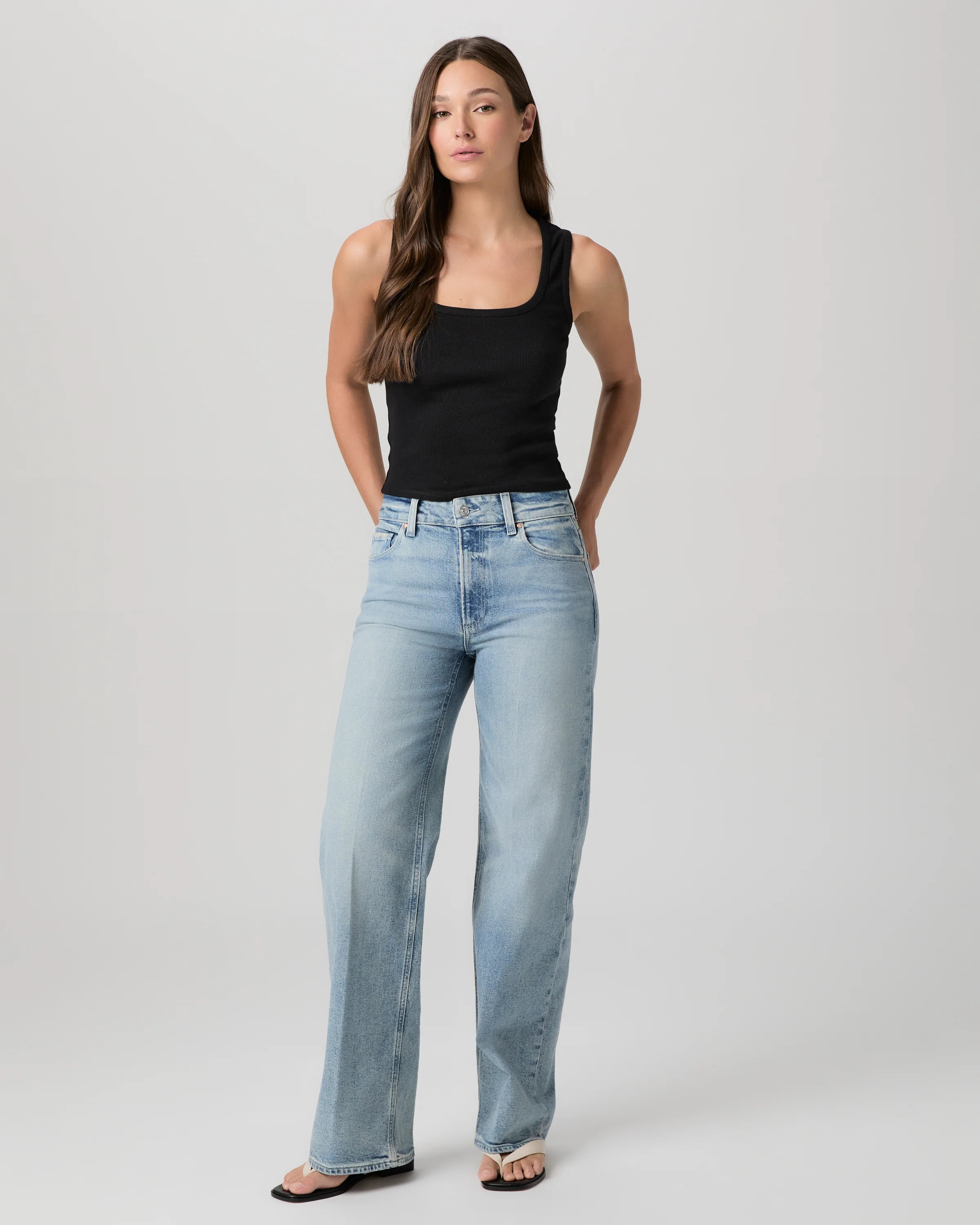 Sasha 32" Wide Leg Jean | Paige