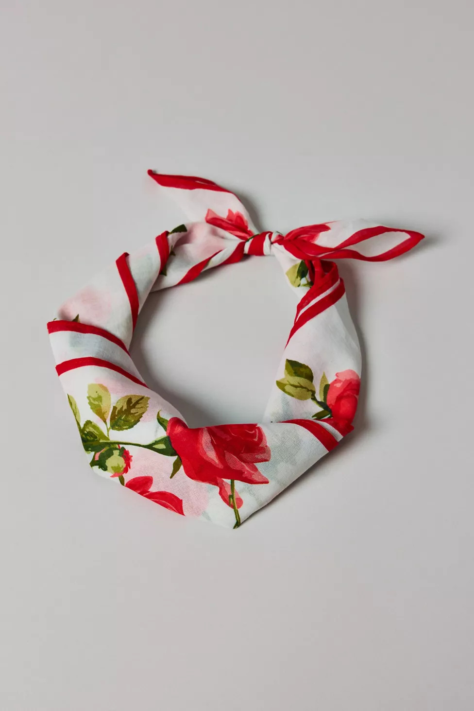 Rose Print Cotton Bandana | Urban Outfitters (US and RoW)