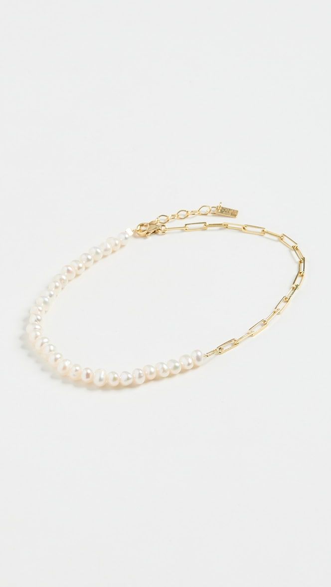 Pearl X Link Anklet | Shopbop