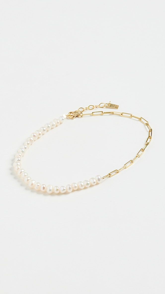 Pearl X Link Anklet | Shopbop