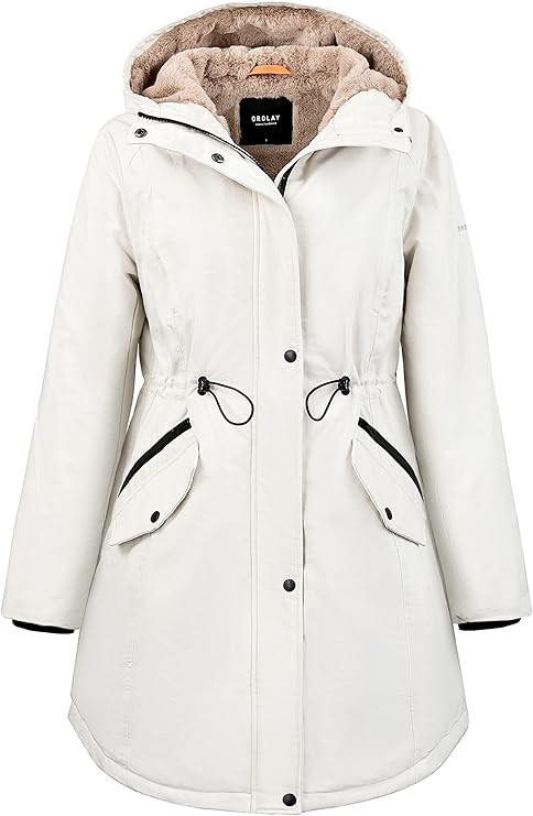 Orolay Women's Thicken Fleece Lined Parka Winter Coat Hooded Jacket with Pockets | Amazon (US)