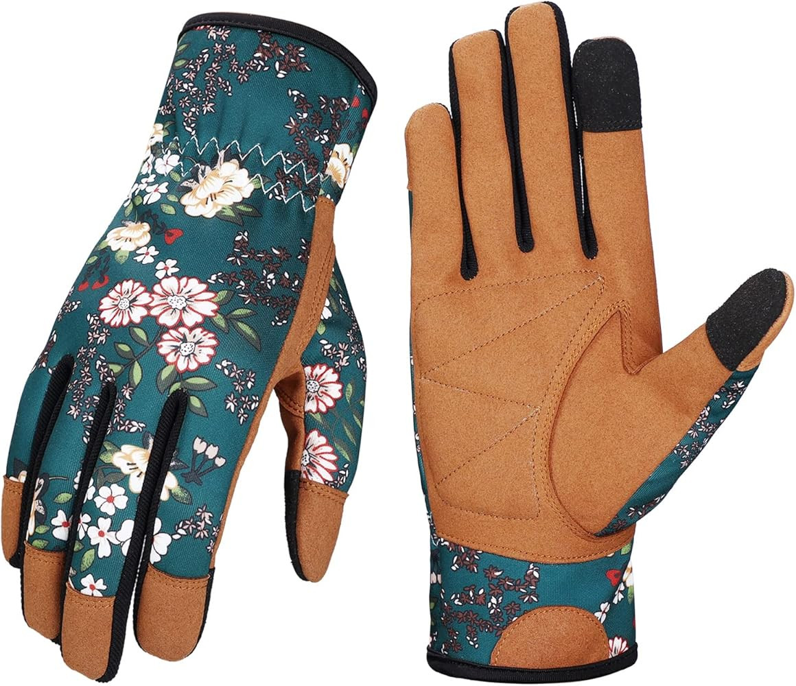 Gardening Gloves for Women - Garden Breathable Work Gloves with Touch Screen for Weeding, Plantin... | Amazon (US)