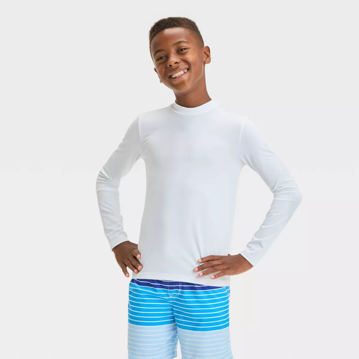 Boys' Solid Rash Guard Top - Cat & Jack™ | Target