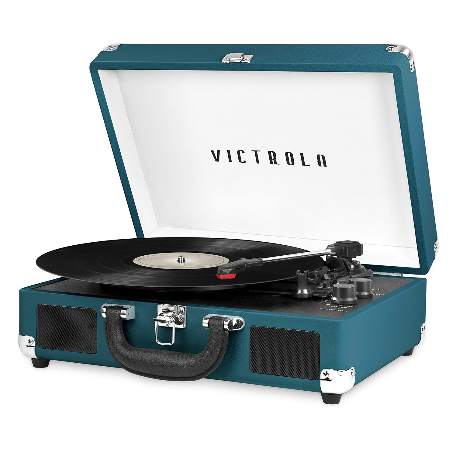 Victrola Journey Bluetooth Portable Suitcase Record Player – with Built-in Speakers, 3 Speed Vi... | Amazon (US)